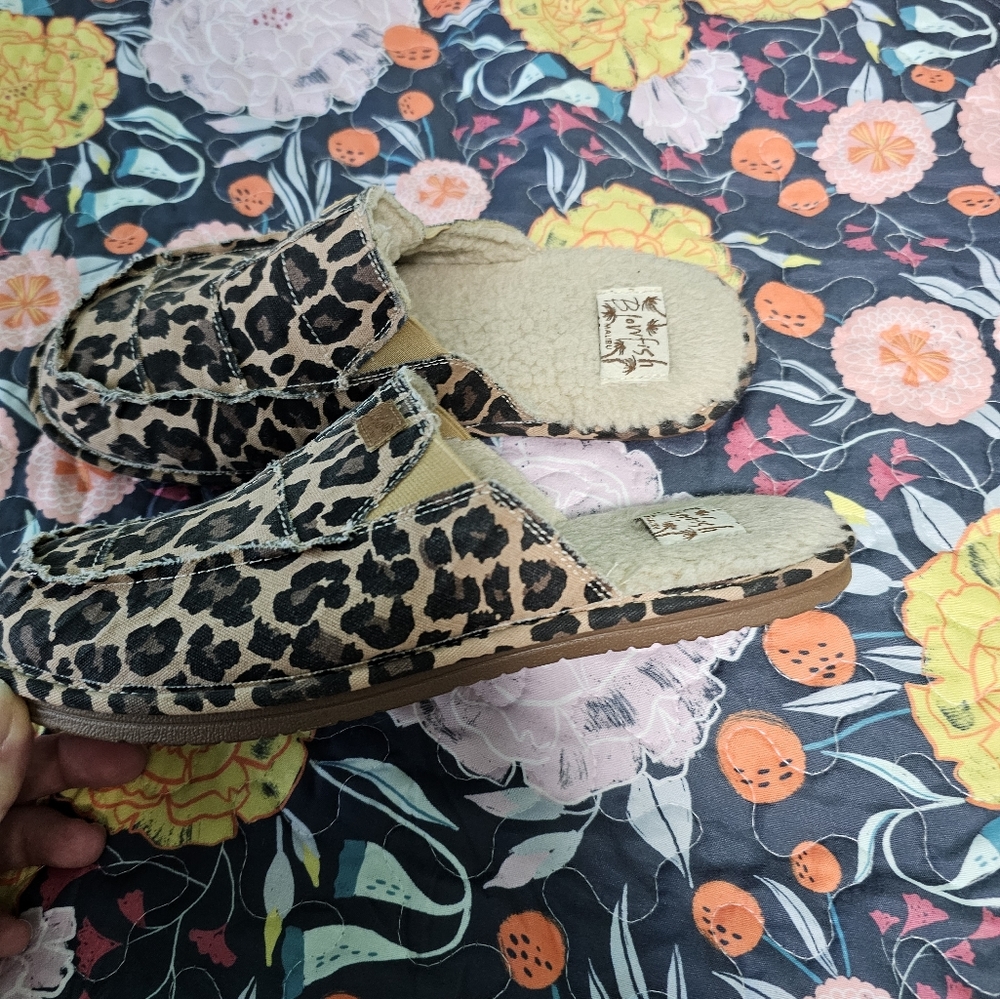 Blowfish furlined slip-ons